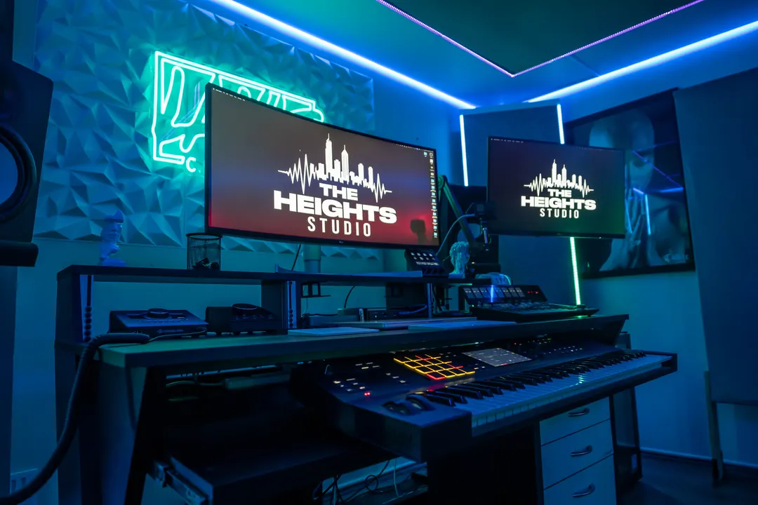 The control room from the left