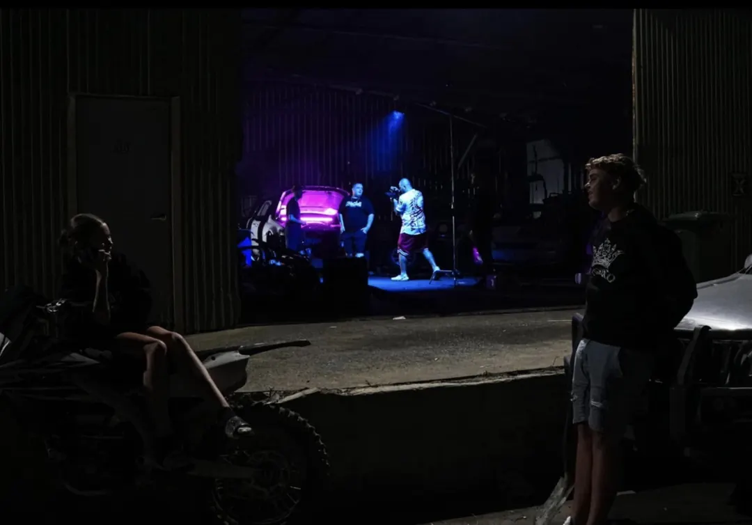 Night shoot in a laneway